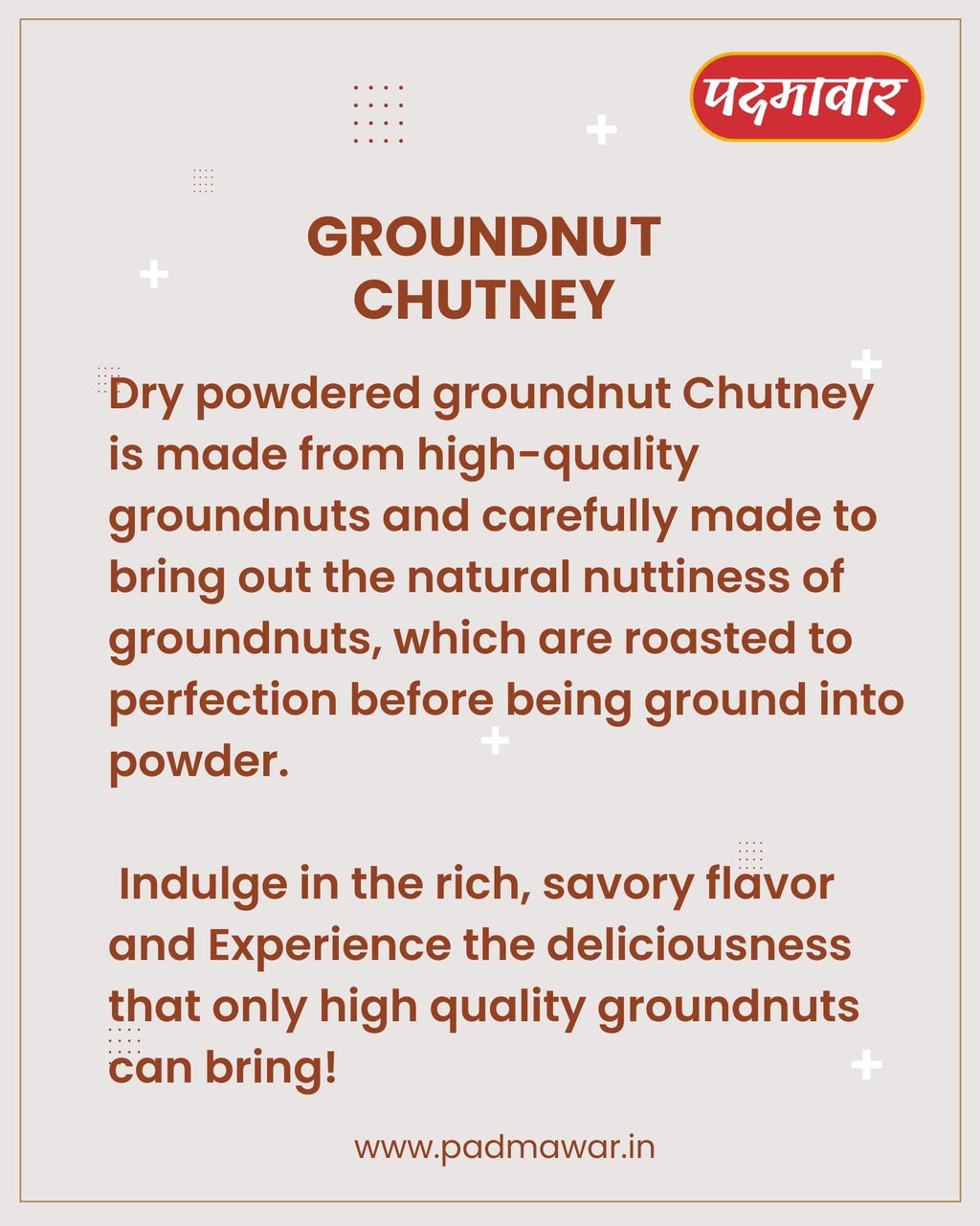 Padmawar Groundnut Chutney -  (200 Gms)