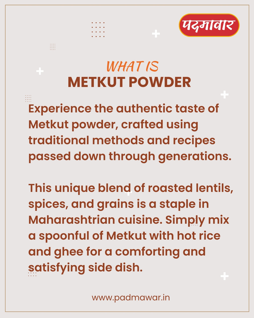 Padmawar Metkut Powder - (200 Gms)